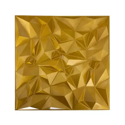 Gouden spiegel 3D decoratieve wandpanelen